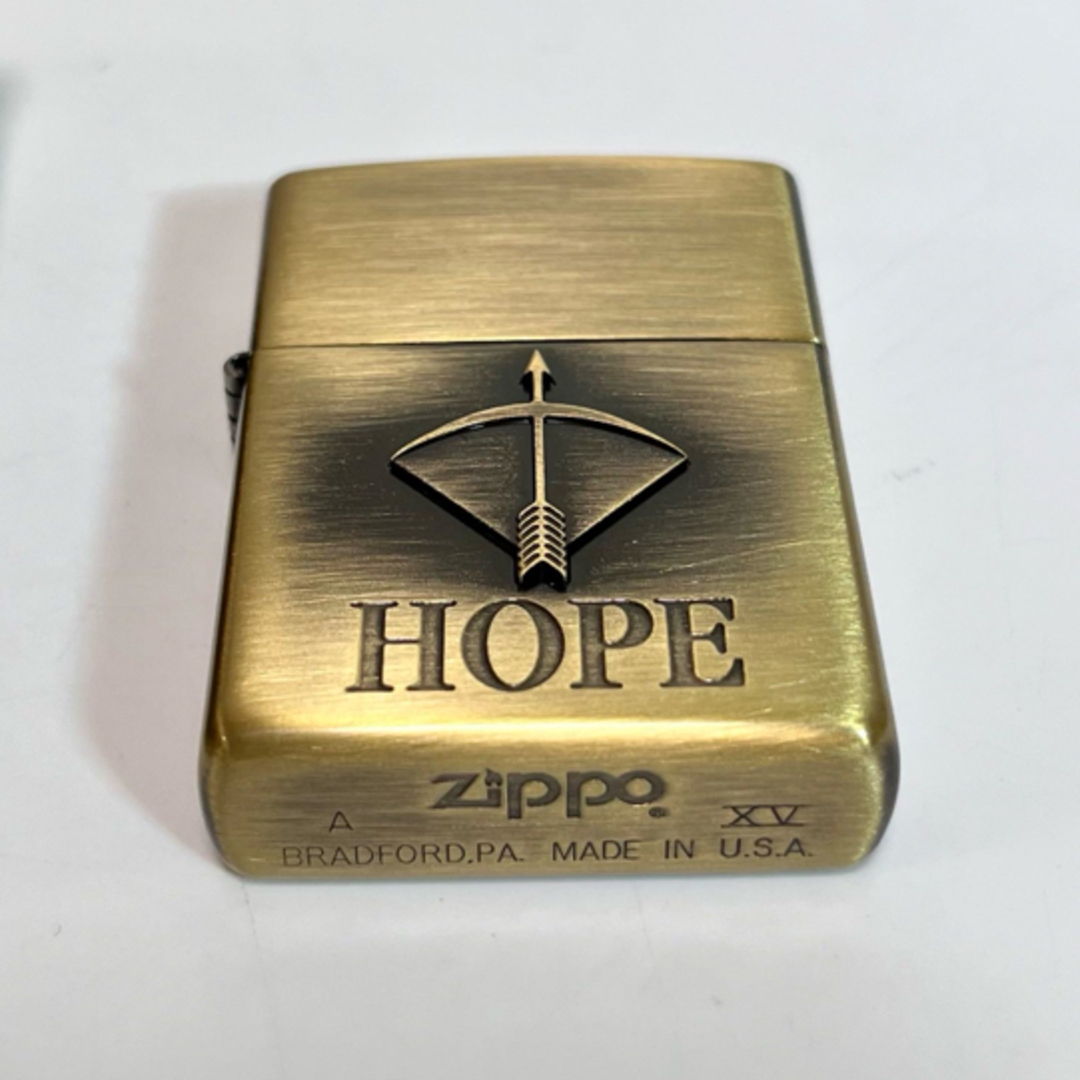 ZIPPO ジッポー　HOPE　ホープ ライター　1991年 メンズのファッション小物(タバコグッズ)の商品写真