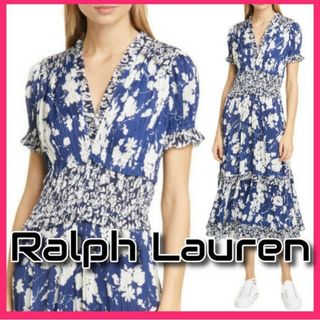 ポロラルフローレン(POLO RALPH LAUREN)のRalph Lauren 花柄ドレス(ロングワンピース/マキシワンピース)