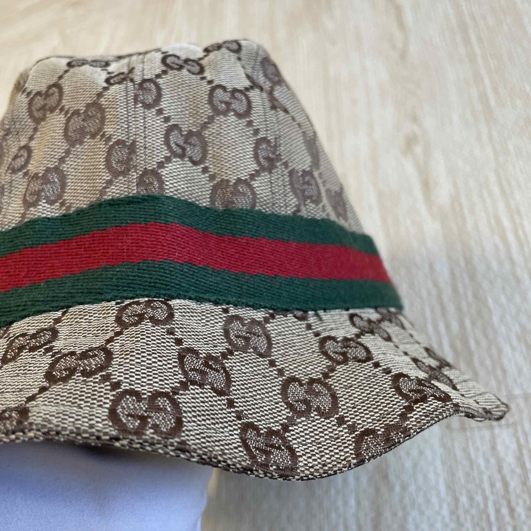 Gucci(グッチ)のサイズL グッチ GUCCI GG柄 シェリーライン キャンバスハット レディースの帽子(ハット)の商品写真