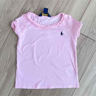 ポロラルフローレン(POLO RALPH LAUREN)のラルフローレン　ピンクTシャツ4/4T(110)(Tシャツ/カットソー)