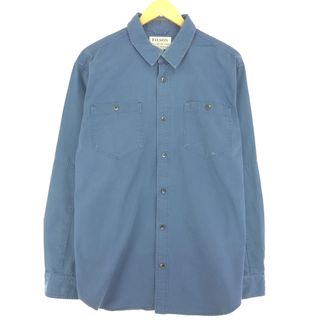 フィルソン(FILSON)の古着 フィルソン FILSON 長袖 コットンシャツ メンズL /eaa438001(シャツ)