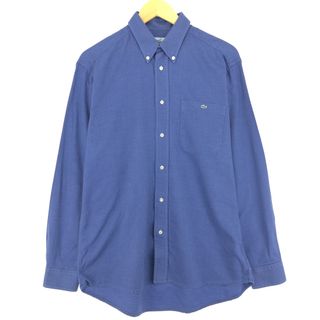 ラコステ(LACOSTE)の古着 ラコステ LACOSTE 長袖 ボタンダウンシャツ 39 メンズL /eaa438003(シャツ)