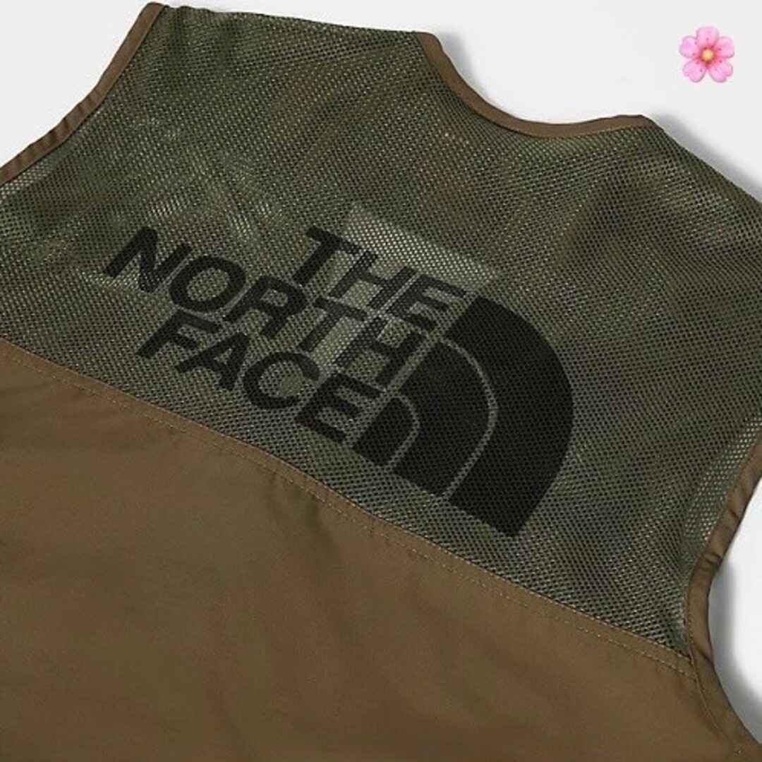 THE NORTH FACE(ザノースフェイス)の海外限定！日本Lサイズ ノースフェイス ベスト カーキ メンズのトップス(ベスト)の商品写真