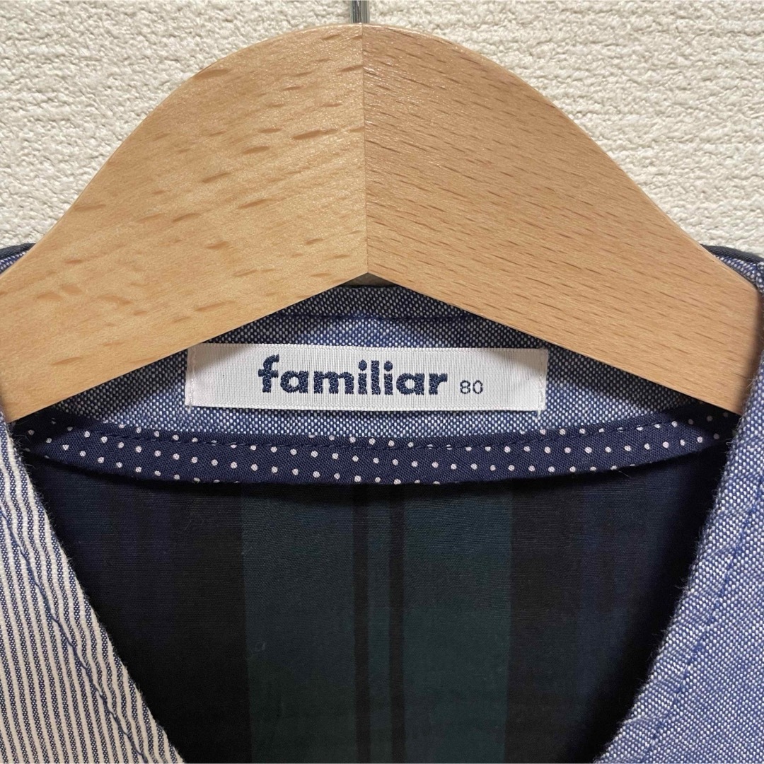 familiar(ファミリア)のfamiliar ファミリア　フォーマル　ベスト80 キッズ/ベビー/マタニティのベビー服(~85cm)(セレモニードレス/スーツ)の商品写真