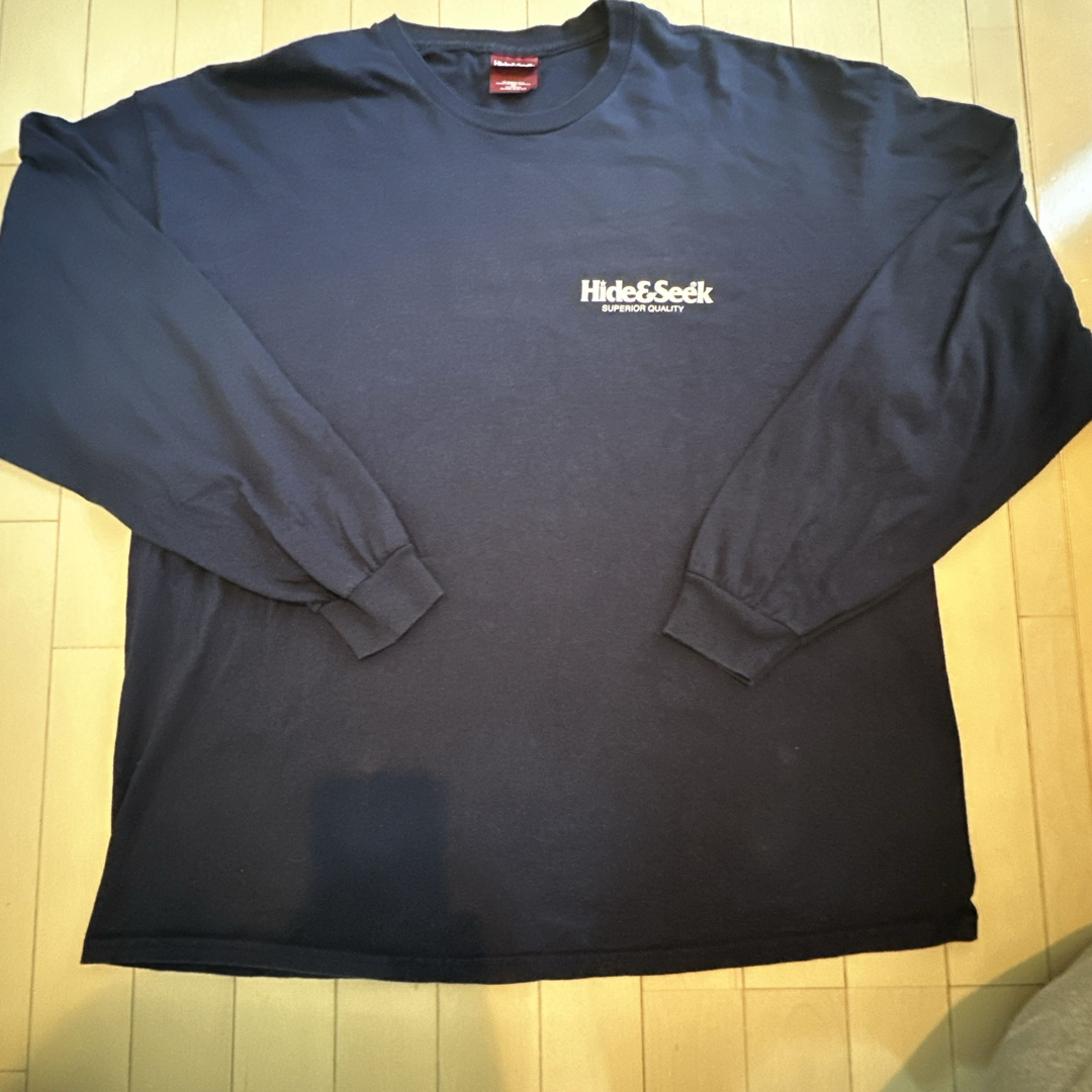 HIDE AND SEEK(ハイドアンドシーク)のHIDE AND SEEK ハイドアンドシーク ロゴ ロングスリーブ ロンT メンズのトップス(Tシャツ/カットソー(七分/長袖))の商品写真