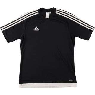 アディダス(adidas)の古着 アディダス adidas CLIMALITE メッシュ ゲームシャツ メンズL /eaa413969(Tシャツ/カットソー(半袖/袖なし))