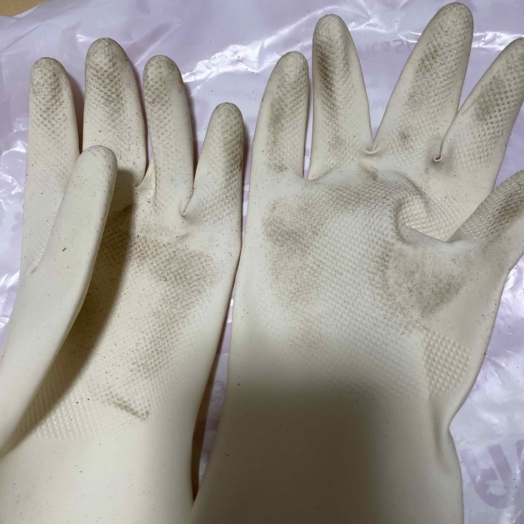 ゴム手袋 レディースのファッション小物(手袋)の商品写真