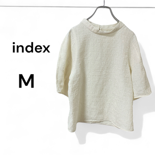 インデックス(INDEX)のindex インデックス　レディース　半袖　トップス　白　m カットソー(カットソー(半袖/袖なし))