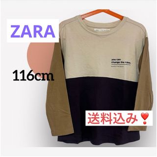 ザラ(ZARA)のZARA   可愛いロンT❤️ほぼ新品　　116cm(Tシャツ/カットソー)