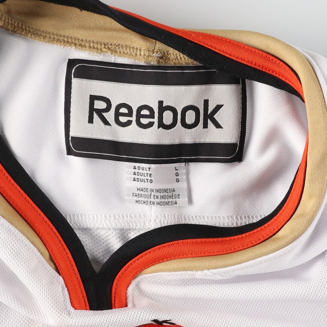 Reebok(リーボック)の古着 リーボック Reebok Vネック メッシュ ゲームシャツ ホッケーシャツ メンズL /eaa413970 メンズのトップス(Tシャツ/カットソー(半袖/袖なし))の商品写真