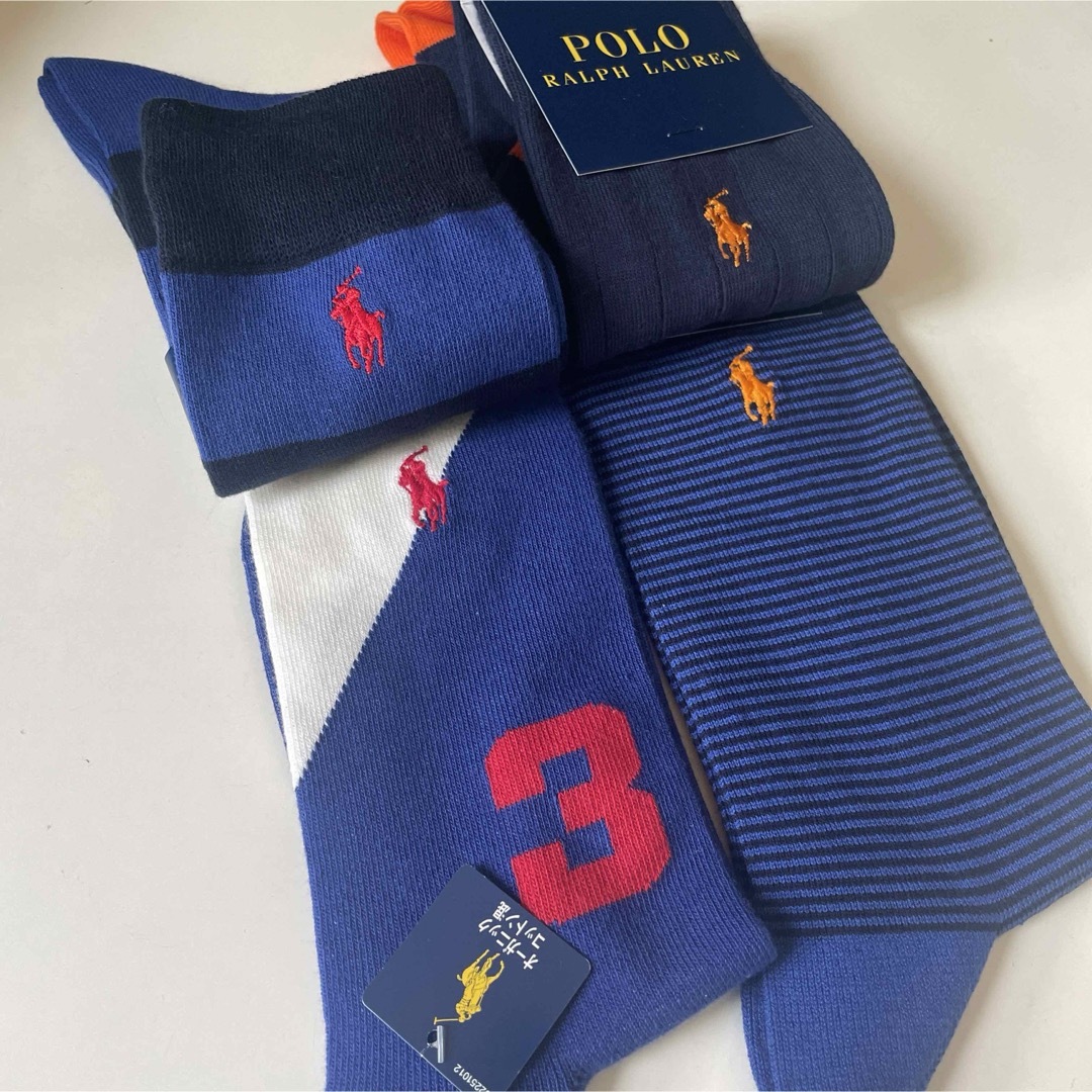 POLO RALPH LAUREN(ポロラルフローレン)の12 ポロ　ラルフローレン　靴下　カジュアルソックス　ブランド　メンズ　紳士 メンズのレッグウェア(ソックス)の商品写真