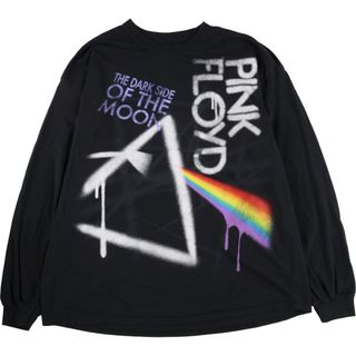 古着 LIQUID BLUE PINK FLOYD ピンクフロイド ロングTシャツ ロンT メンズXXL /eaa438429(Tシャツ/カットソー(半袖/袖なし))