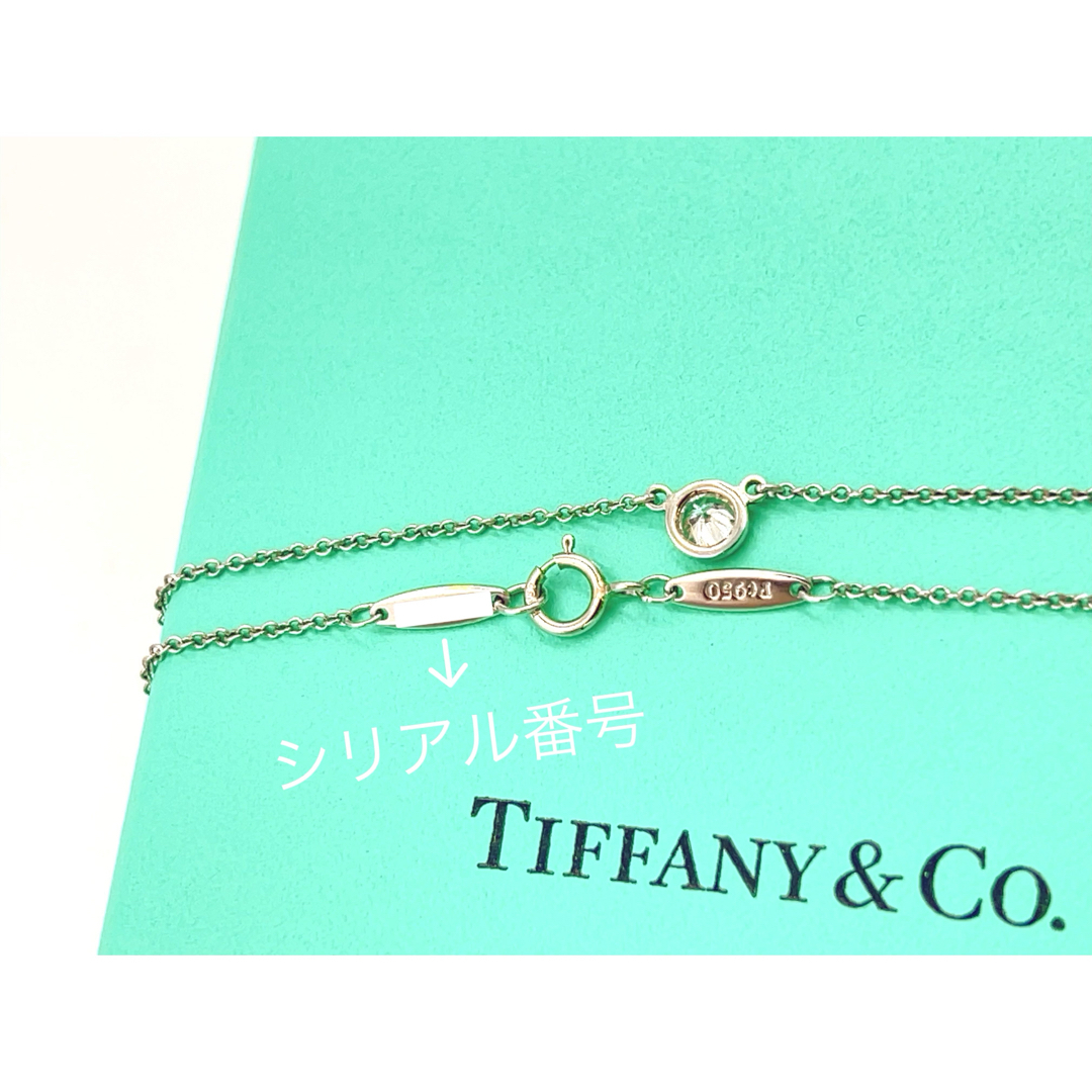 Tiffany & Co.(ティファニー)の大粒TIFFANY&Co.ティファニーバイザヤードプラチナネックレス0.23ct レディースのアクセサリー(ネックレス)の商品写真