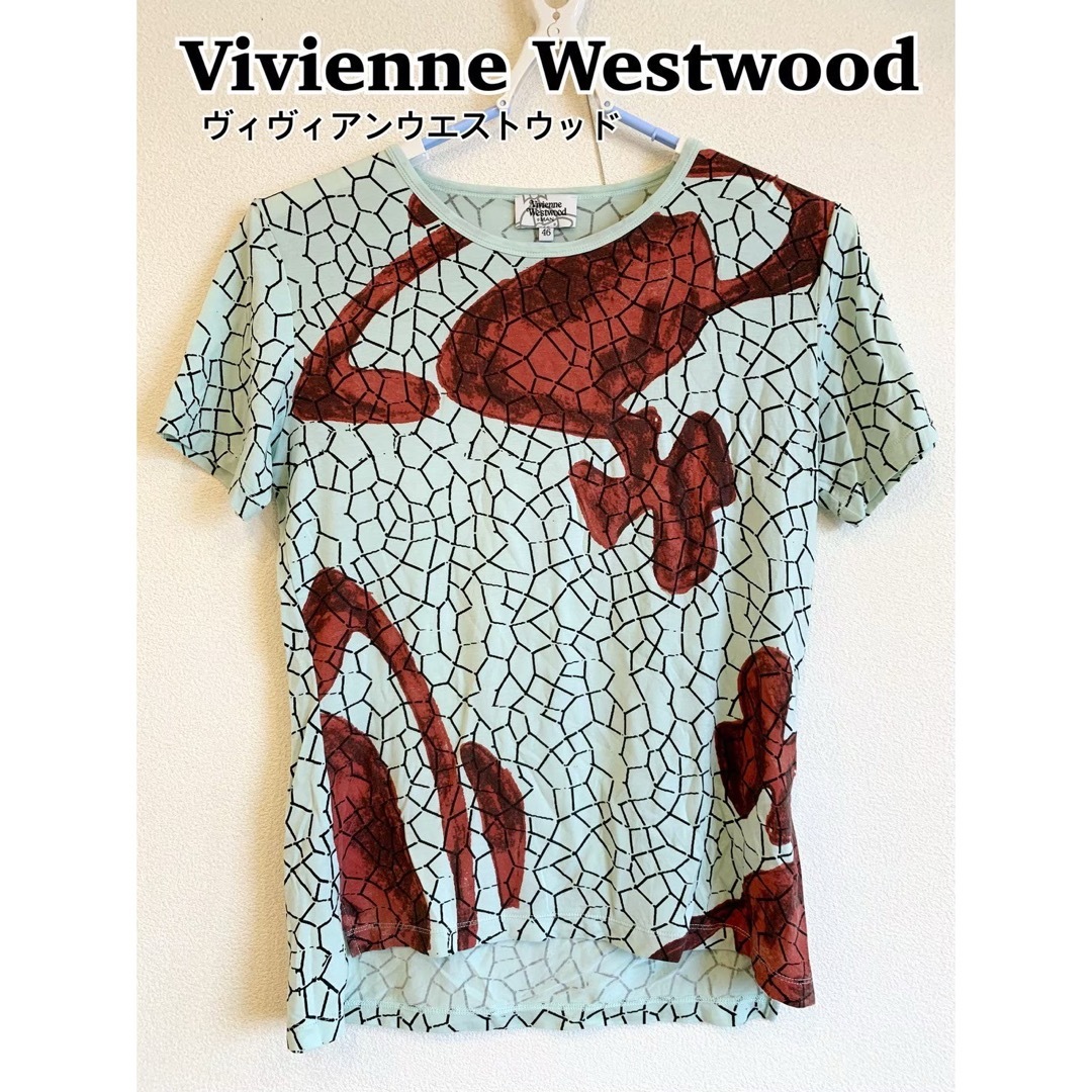 Vivienne Westwood(ヴィヴィアンウエストウッド)のヴィヴィアンウエストウッド　Tシャツ　日本製 メンズのトップス(Tシャツ/カットソー(半袖/袖なし))の商品写真