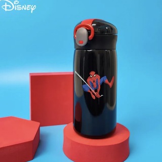 スパイダーマン　320mlステンレス　水筒　ワンタッチ　ディズニー　新品未使用(キャラクターグッズ)