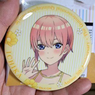 五等分の花嫁　DMMくじ　E賞　一花缶バッジ(バッジ/ピンバッジ)