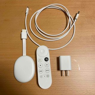 Google - Chromecast with Google TV 4K snow