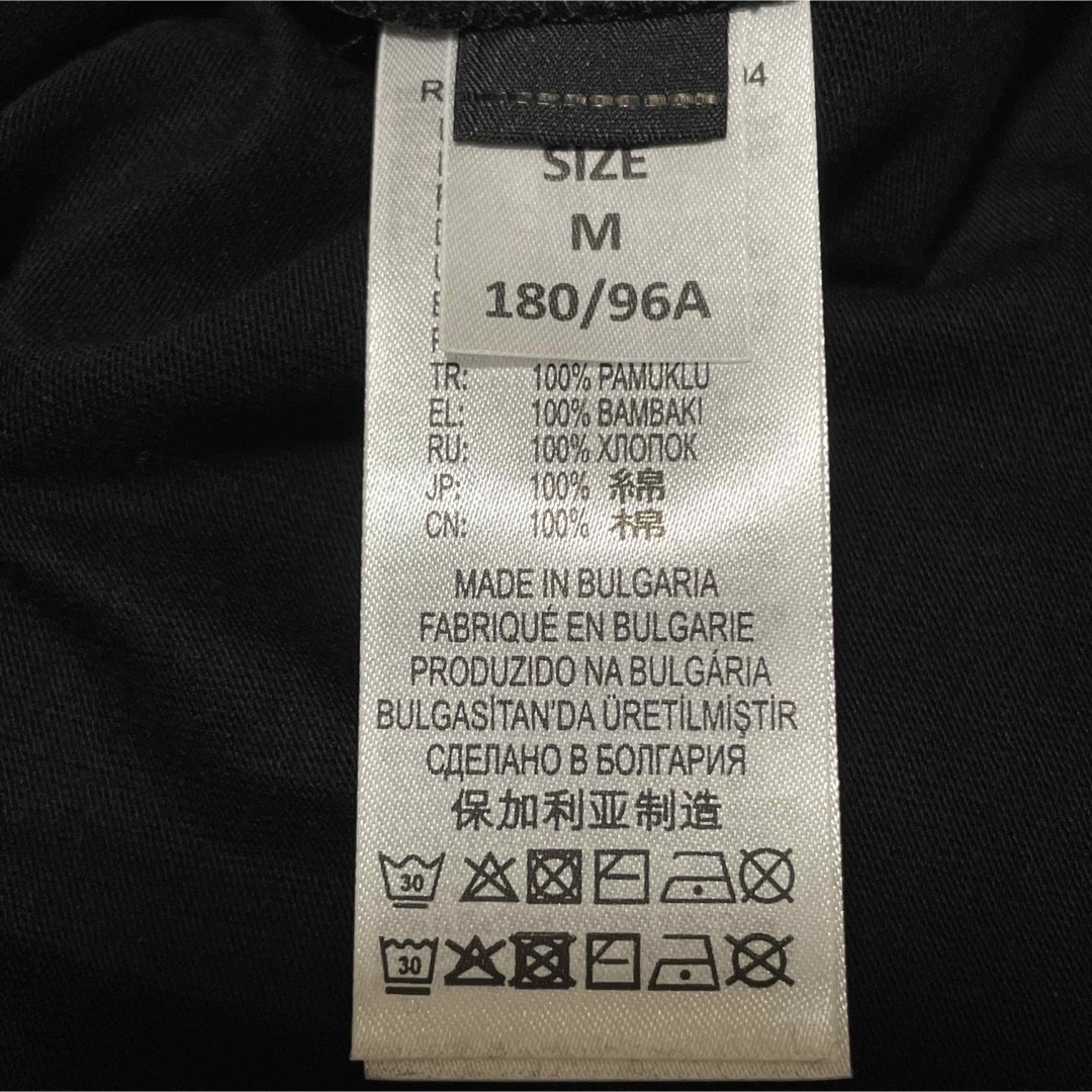 DIESEL(ディーゼル)の【新品】M ディーゼル Tシャツ 半袖 ロゴ プリント Uネック 黒 ブラック メンズのトップス(Tシャツ/カットソー(半袖/袖なし))の商品写真