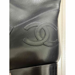 シャネル(CHANEL)のCHANEL   ロングブーツ　本革(ブーツ)