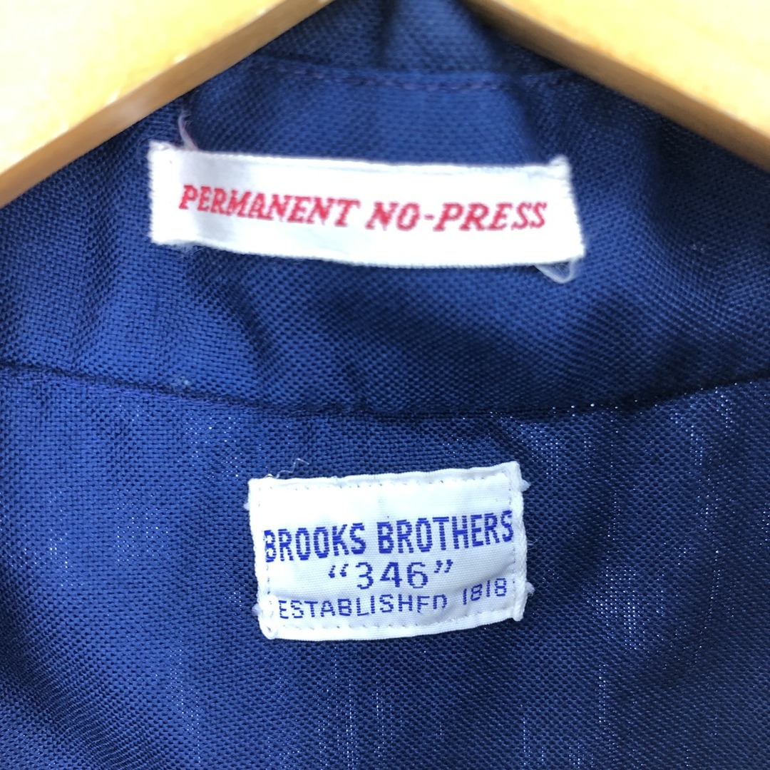 Brooks Brothers(ブルックスブラザース)の古着 ブルックスブラザーズ Brooks Brothers 346 長袖 ボタンダウンシャツ メンズXL /eaa438010 メンズのトップス(シャツ)の商品写真