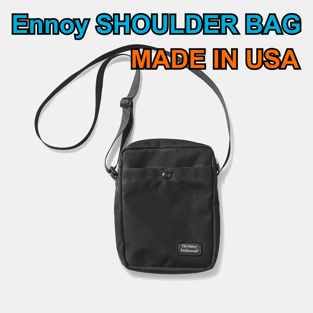 1LDK SELECT - Ennoy SHOULDER BAG black エンノイ スタイリスト私物