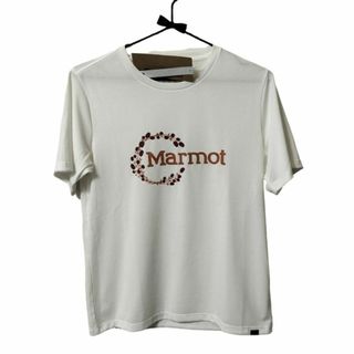 マーモット(MARMOT)の【新品】Marmot W’s Burnet Logo H/S Crew L 白(登山用品)