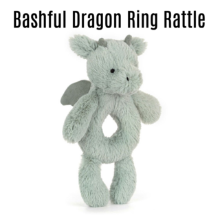 【JELLYCAT】Bashful Dragon Ring Rattleガラガラ(がらがら/ラトル)
