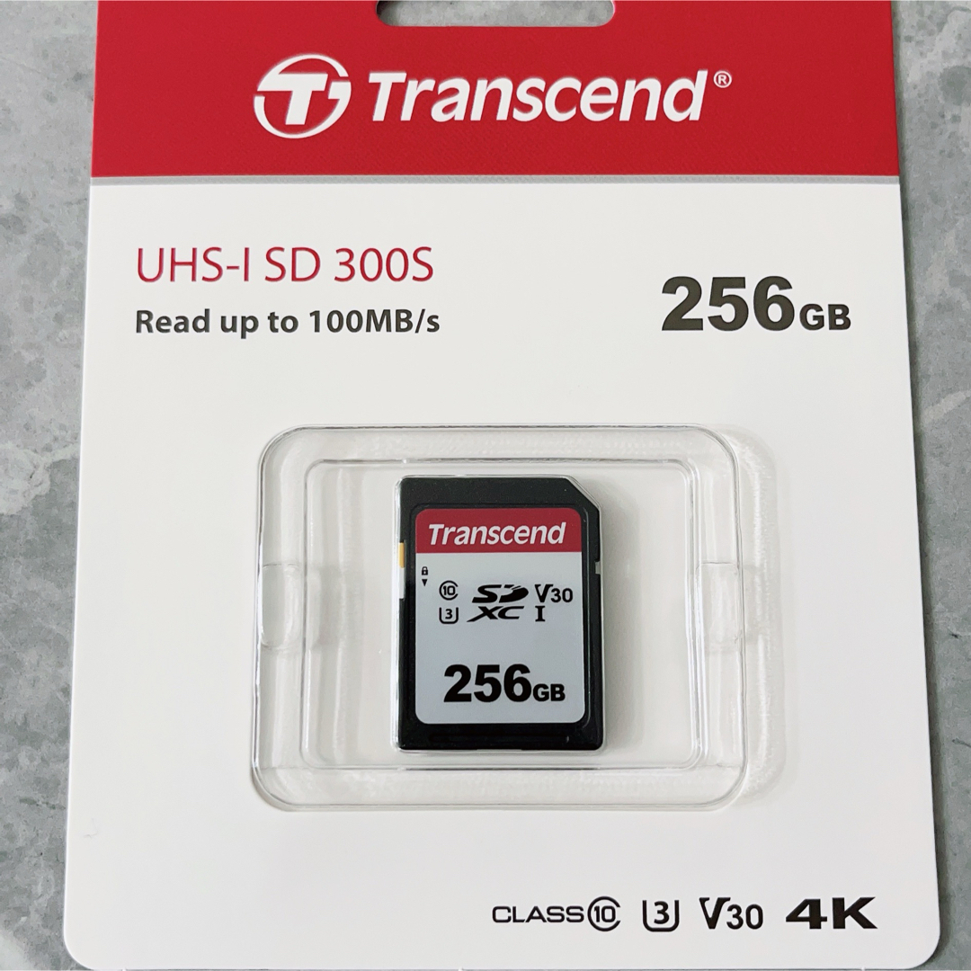 Transcend SDカード TS256GSDC300S スマホ/家電/カメラのカメラ(その他)の商品写真