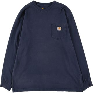 カーハート(carhartt)の古着 カーハート Carhartt ORIGINAL FIT 無地ポケットロングTシャツ ロンT メンズL /eaa438443(Tシャツ/カットソー(半袖/袖なし))