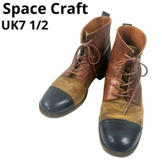 スペースクラフト(SPACE CRAFT)のSpaceCraft スペースクラフト ベロアコンビブーツ 27㎝UK7 1/2(ブーツ)