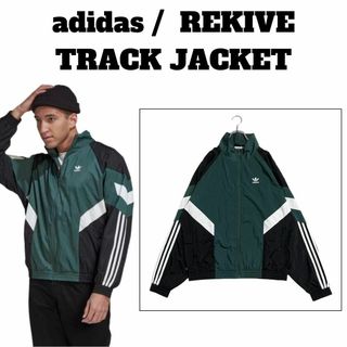 アディダス(adidas)の6752 極美 adidas トラックジャケット REKIVE グリーン L(ジャージ)