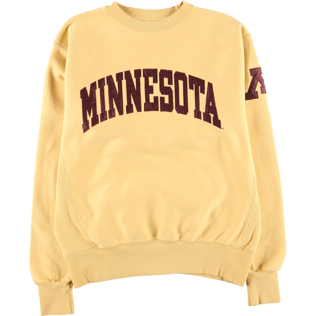 古着 SIGNATURE MINNESOTA ミネソタ大学 リバースウィーブタイプ カレッジスウェットシャツ トレーナー メンズS /eaa431051 メンズのトップス(スウェット)の商品写真