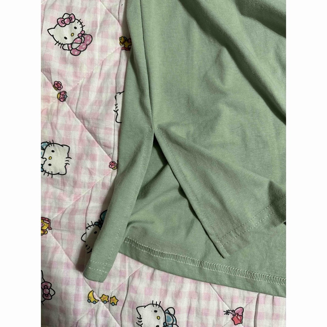 ワンピース チュニック 袖 シフォン キッズ/ベビー/マタニティのキッズ服女の子用(90cm~)(ワンピース)の商品写真