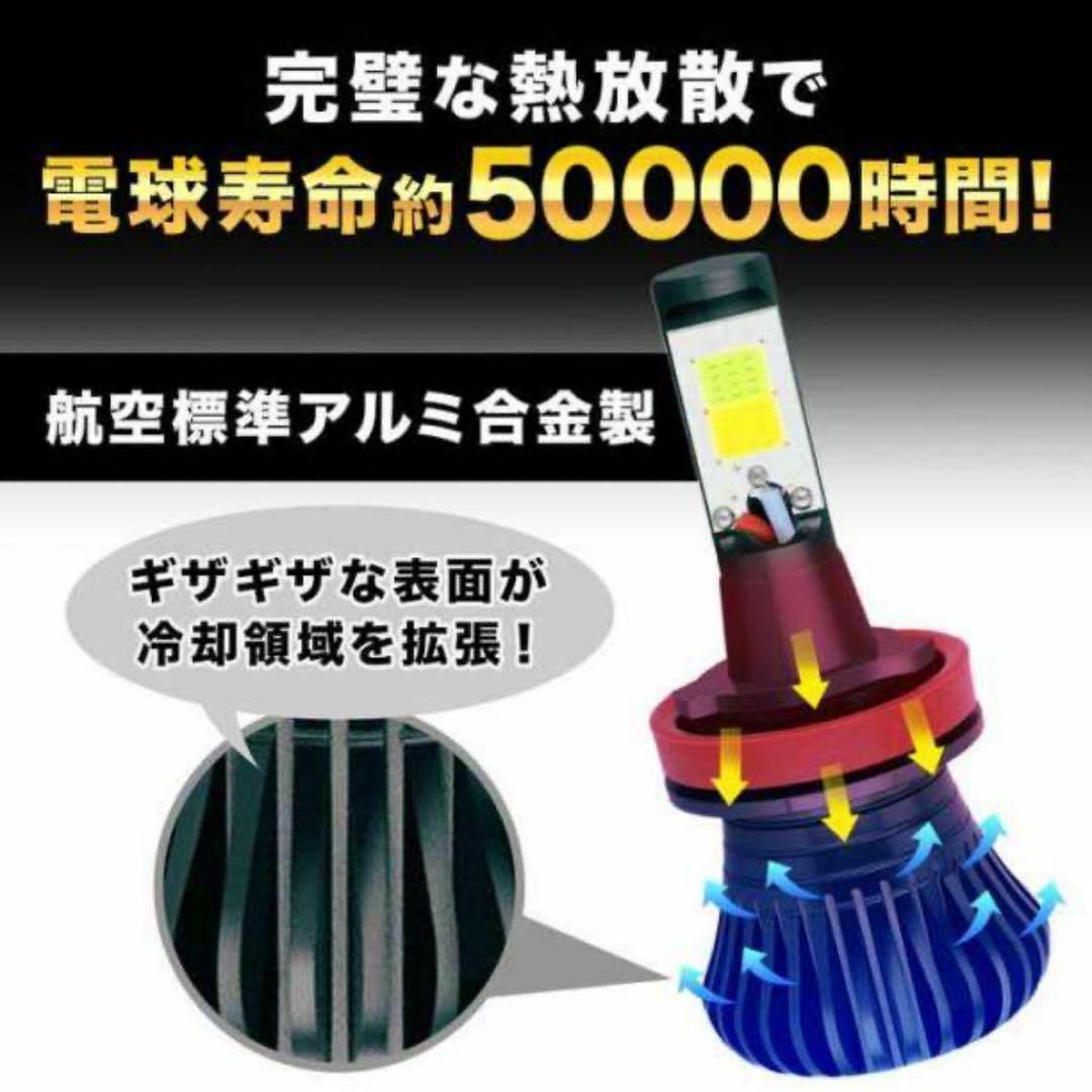 フォグランプ ヘッドライト 切り替え式 H8 H11 LED 2色　580 自動車/バイクの自動車(車種別パーツ)の商品写真