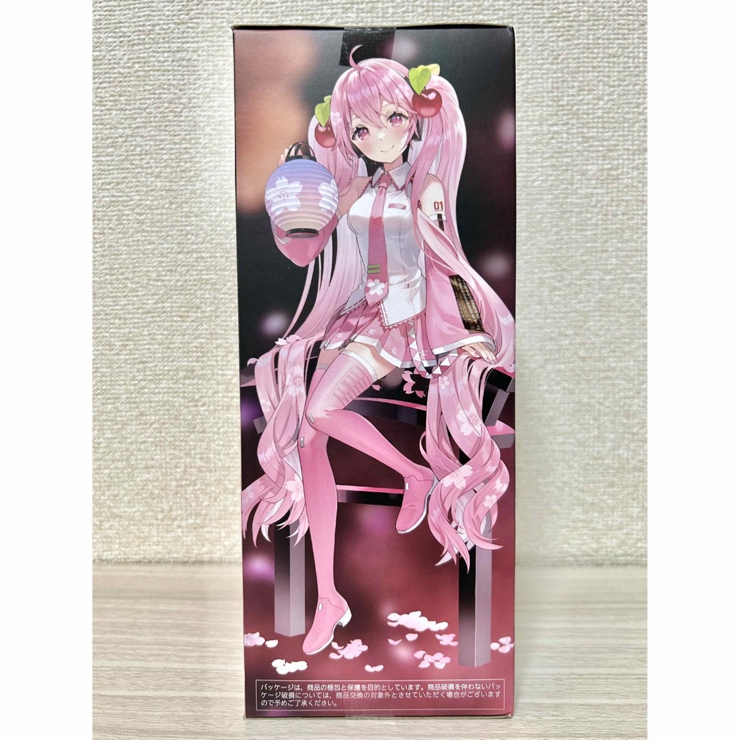 【新品】初音ミク 桜ミク AMP+フィギュア 〜桜提灯ver.〜 ハンドメイドのおもちゃ(フィギュア)の商品写真