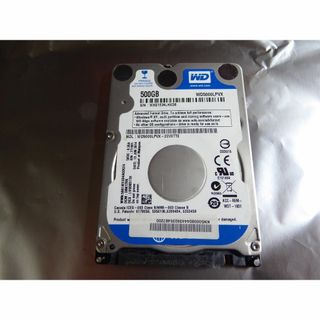 ウェスタンデジタル(Western Digital)の2.5インチSATA HDD WD5000LPVX [500GB 7mm](PCパーツ)