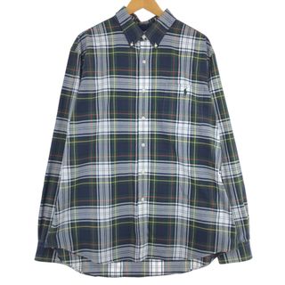 ラルフローレン(Ralph Lauren)の古着 ラルフローレン Ralph Lauren タータンチェック 長袖 ボタンダウンチェックシャツ メンズXXL /eaa440405(シャツ)