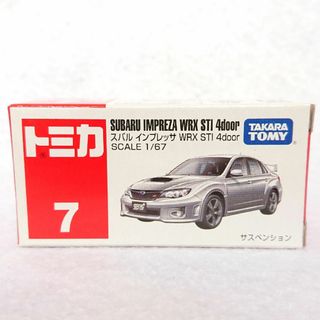 タカラトミー(Takara Tomy)の※廃盤品 外装フィルム無 新品未使用トミカ #7 スバル インプレッサ WRX(ミニカー)