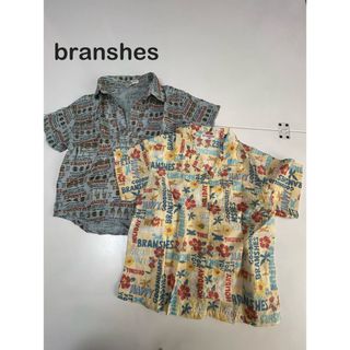 ブランシェス(Branshes)のbranshes  シャツ　2枚　110㎝(Tシャツ/カットソー)