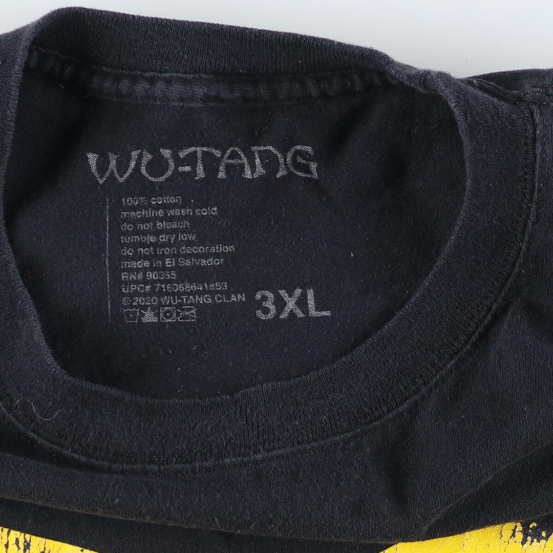 古着 ビッグサイズ WU-TANG CLAN ウータンクラン バンドTシャツ バンT メンズXXXL /eaa438136 メンズのトップス(Tシャツ/カットソー(半袖/袖なし))の商品写真