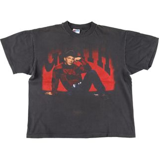 ヘインズ(Hanes)の古着 90年代 ヘインズ Hanes GARTH BROOKS ガースブルックス バンドTシャツ バンT USA製 メンズL ヴィンテージ /eaa438142(Tシャツ/カットソー(半袖/袖なし))