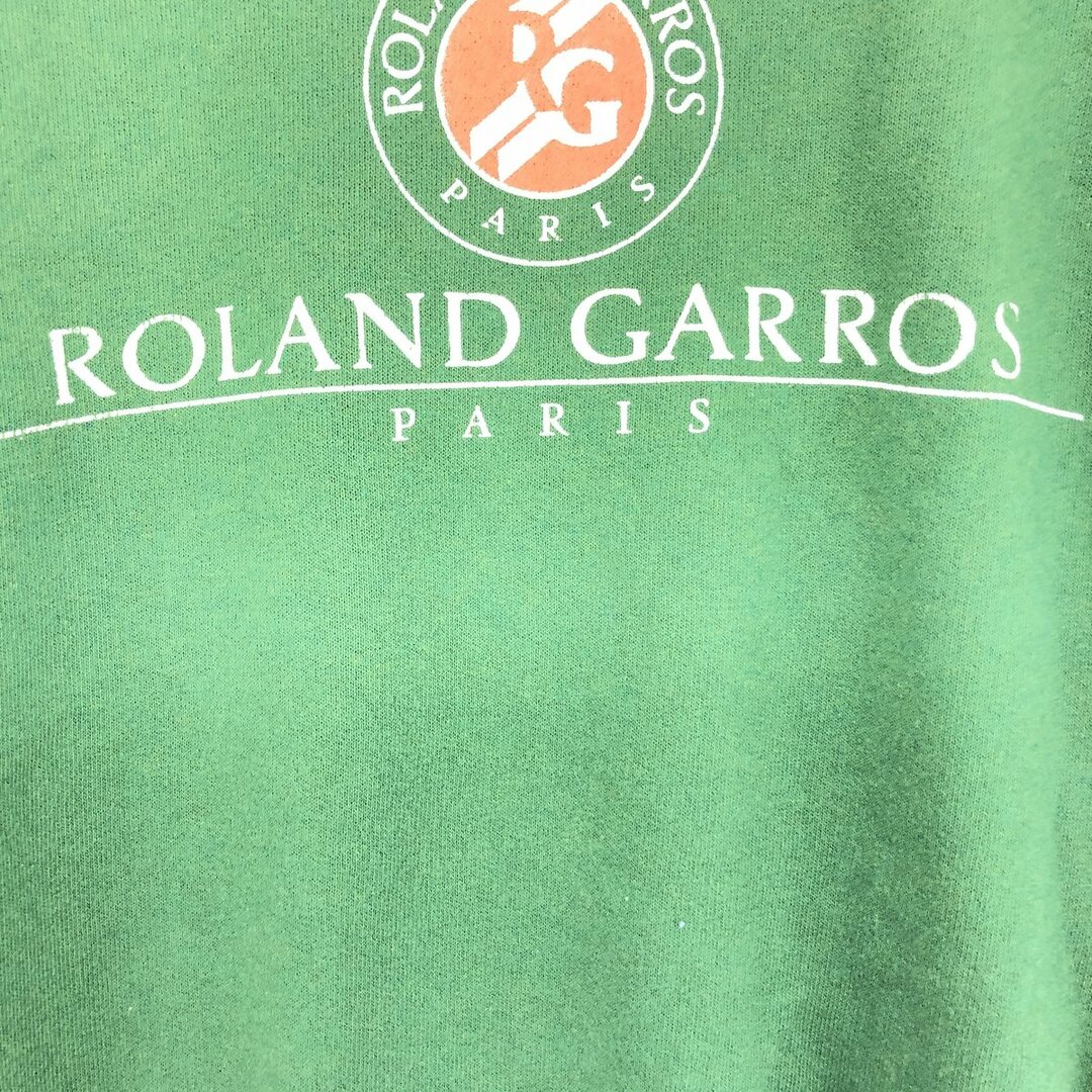 古着 90~00年代 ROLAND GARROS プリントスウェットシャツ トレーナー フランス製 メンズXL ヴィンテージ /eaa438354 メンズのトップス(スウェット)の商品写真