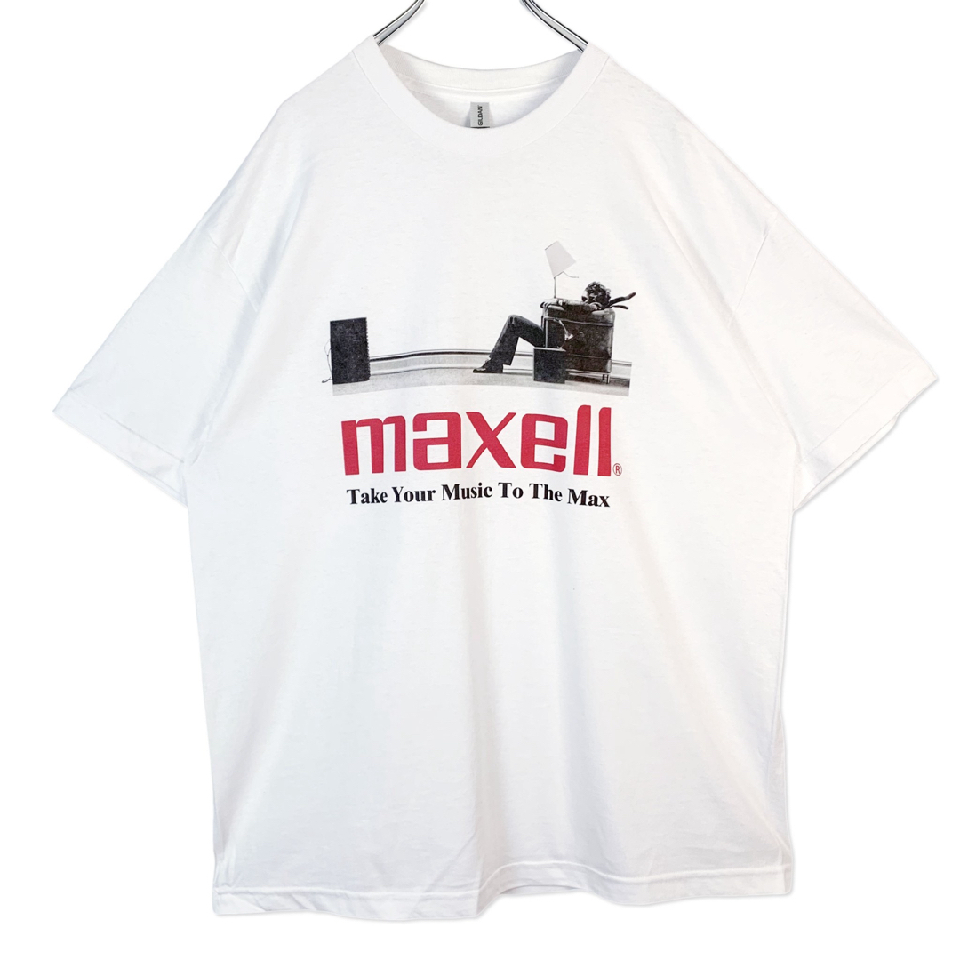 XXLセール MaxellマクセルTシャツ白jpthewavyトラヴィススコット メンズのトップス(Tシャツ/カットソー(半袖/袖なし))の商品写真