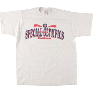 ジャージーズ(JERZEES)の古着 90年代 ジャージーズ Jerzees SPECIAL OLYMPICS スポーツTシャツ メンズL ヴィンテージ /eaa431858(Tシャツ/カットソー(半袖/袖なし))