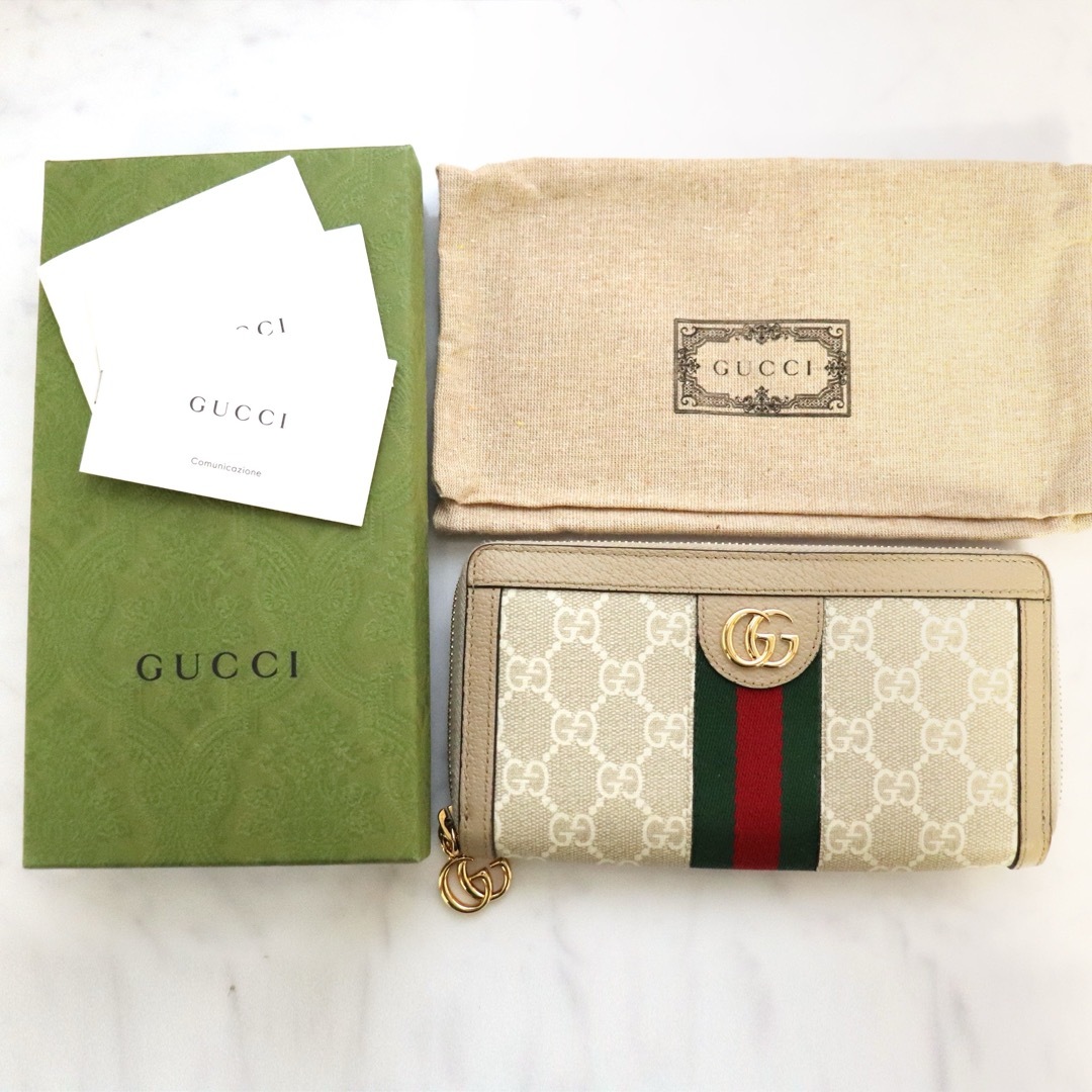 Gucci(グッチ)のグッチ 523154 オフィディア GGジップアラウンドウォレット レディースのファッション小物(財布)の商品写真