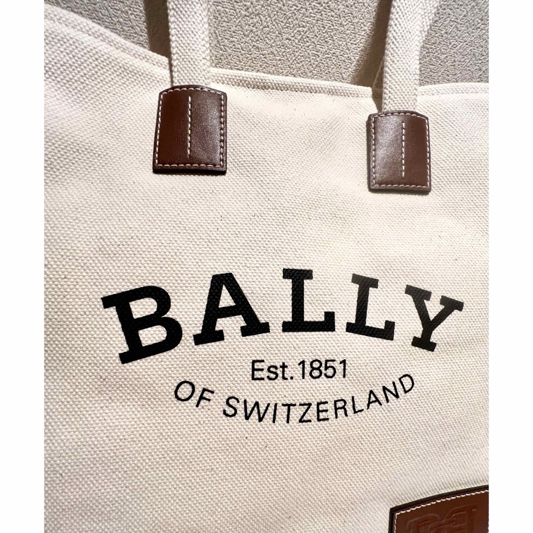 Bally(バリー)のBally バリー トートバッグ クリスタリア ロゴ キャンバス×レザー レディースのバッグ(トートバッグ)の商品写真