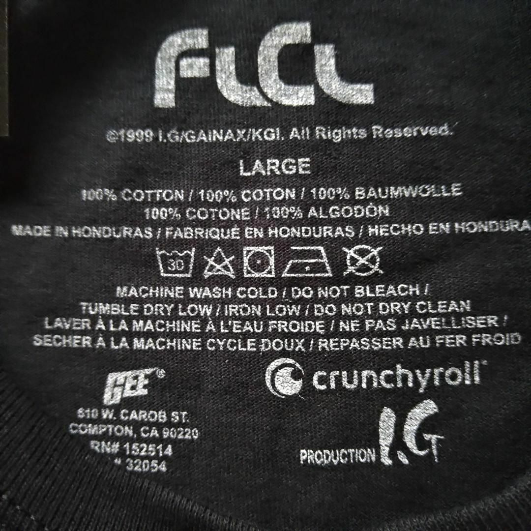 フリクリ　Tシャツ　Lサイズ　黒　アニメTシャツ　カンチ　FLCL * メンズのトップス(Tシャツ/カットソー(半袖/袖なし))の商品写真