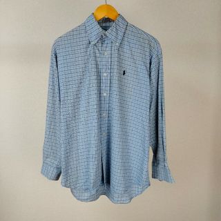 ポロラルフローレン(POLO RALPH LAUREN)の90s ポロラルフローレン　チェック柄　総柄　ワンポイントロゴ　長袖シャツ(シャツ)