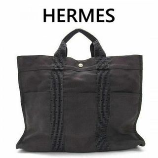 エルメス(Hermes)のHERMES エルメス エールラインMM キャンバス トートバッグ  4122(トートバッグ)