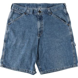 リー(Lee)の古着 リー Lee DUNGAREES デニムペインターショーツ ハーフパンツ メンズw36 /eaa436375(ショートパンツ)